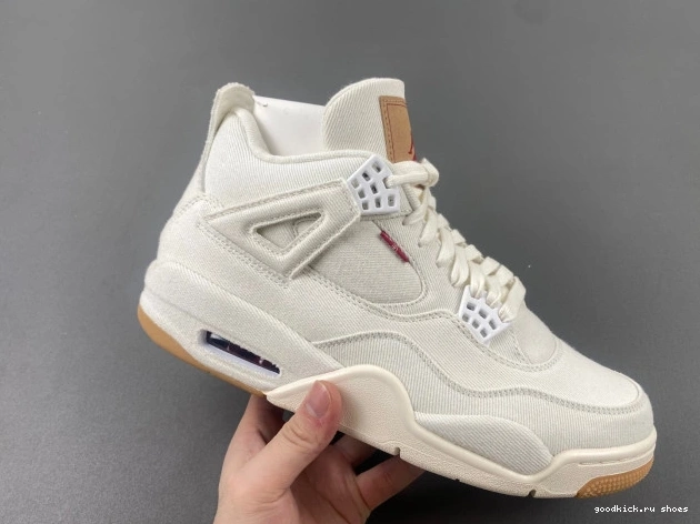 Rep 'White' Jordan Air x 4 Levi's AO2571-100 0821